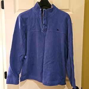 Joseph Turner 1/2 Zip Washed Pique Sweatshirt XXL